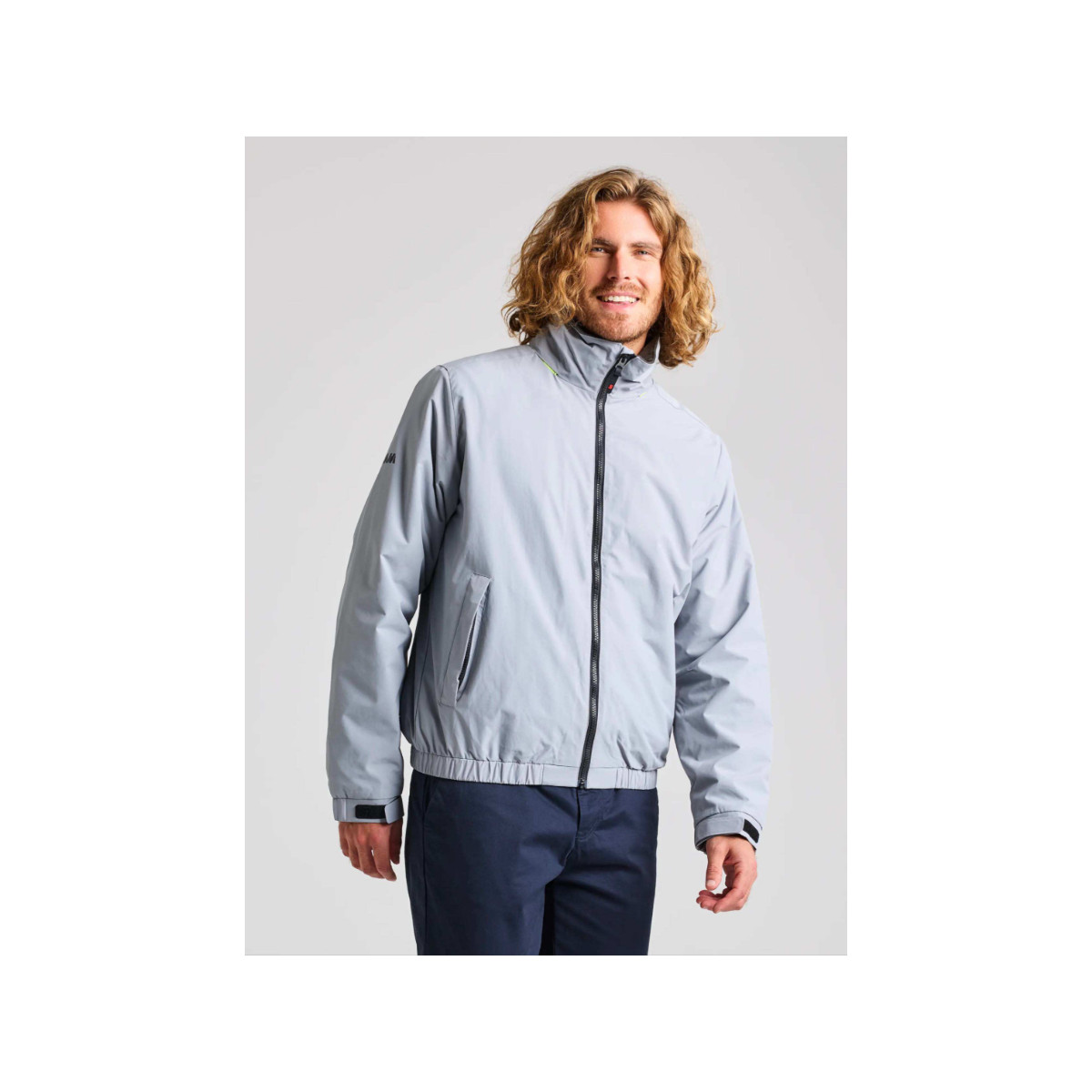 SLAM Sailing Warm Jacket Segeljacke Herren - Farbe silber