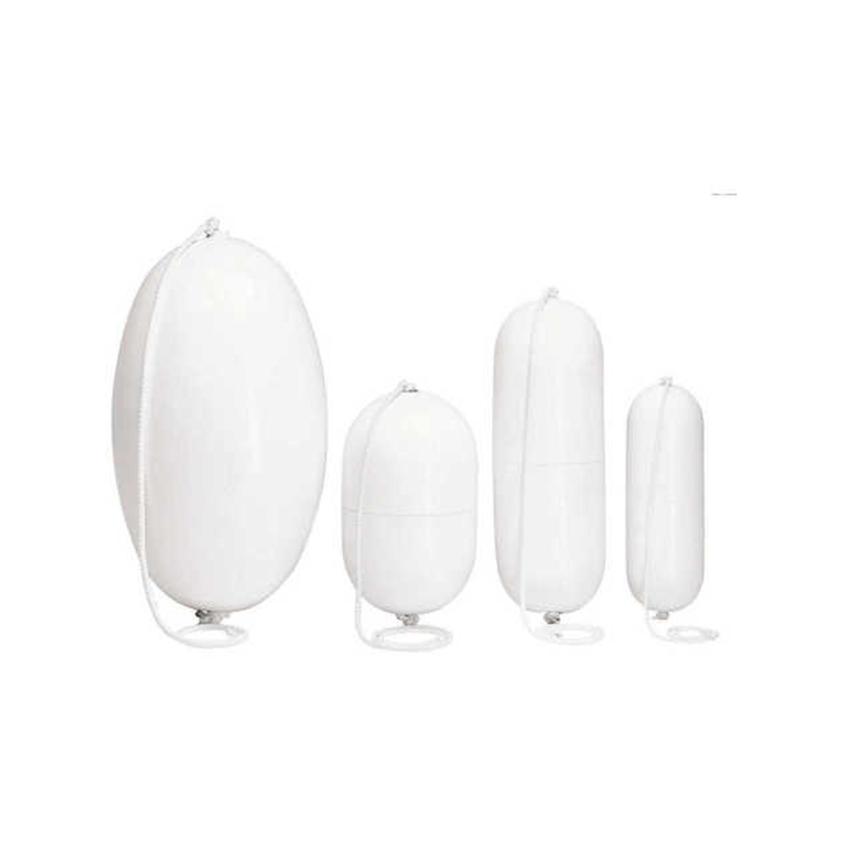 Plastimo Fender Parabor, Weiß, 20x55 cm
