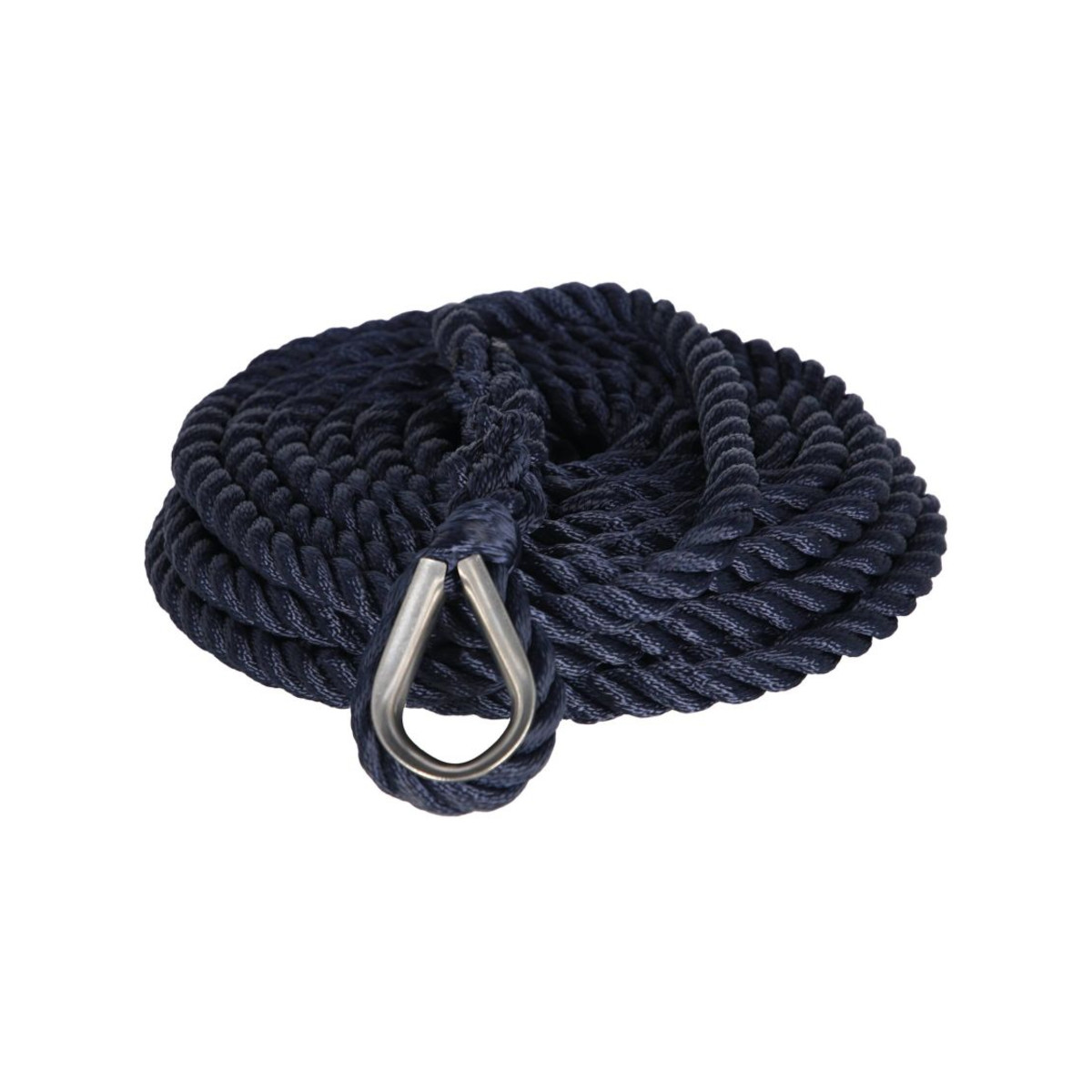 Plastimo Ankerleine mit Kausch – marineblau, 10mm, Länge 30m