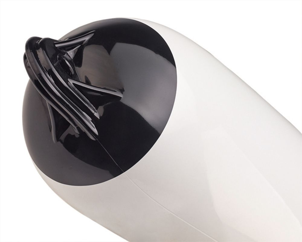Plastimo Solid Black Head Fender 15x65+Logo