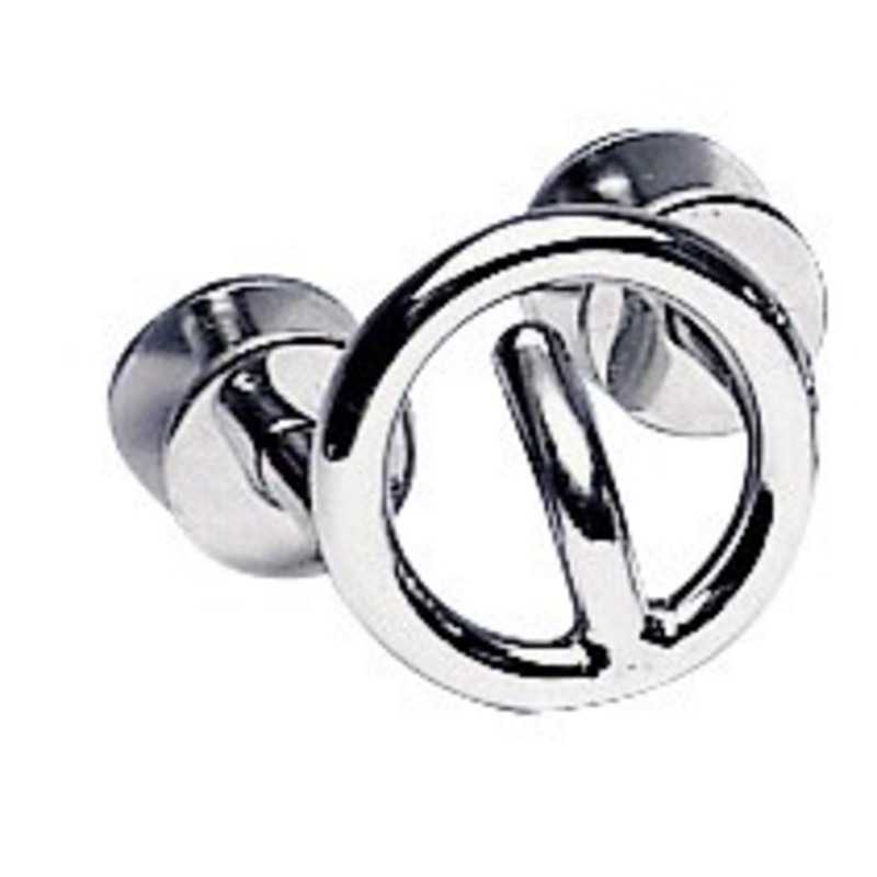 Plastimo Ski Cleat Chromed Brass 95x45x38mm