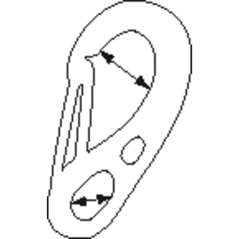 Plastimo St.S Security Snap Hook 100mm