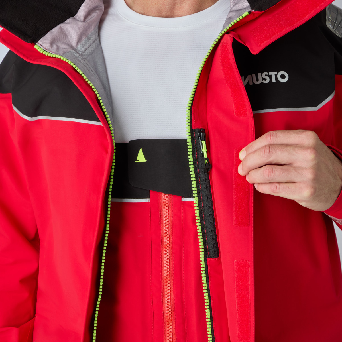 Musto BR3 Offshore Segeljacke Herren rot, Größe L