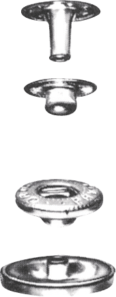 Plastimo Screw Press Stud Yach+Tool(X10) 15mm