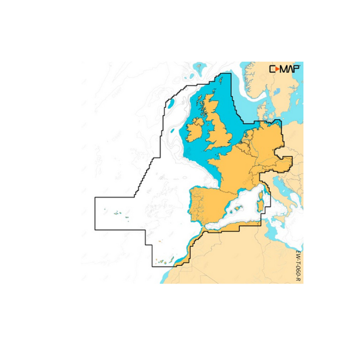 C-MAP DISCOVER X Seekarte Westliches Mitteleuropa