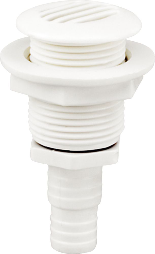Plastimo Vent Round Straight / D17-19mm Hose Wht