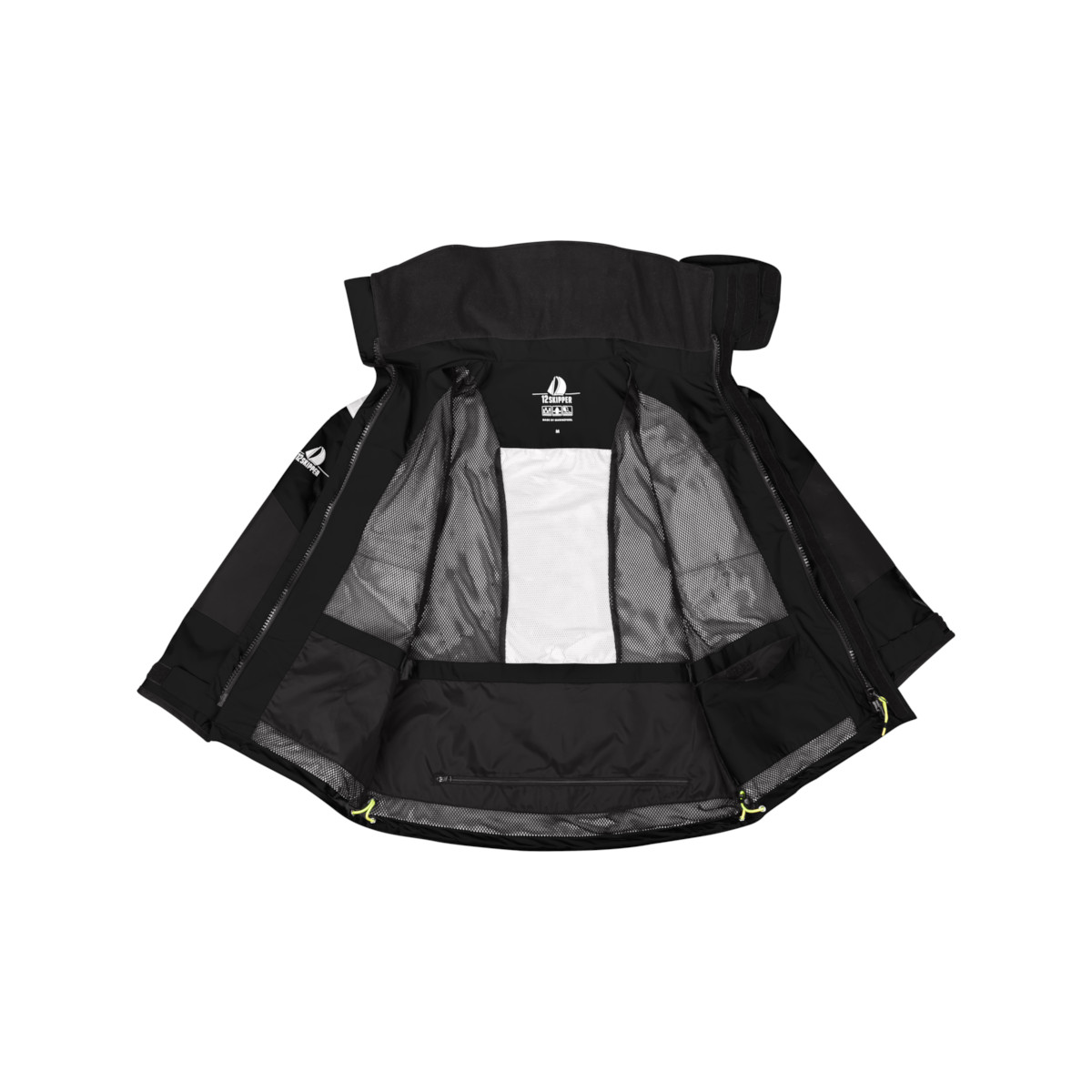 12skipper Magellan Offshore Segeljacke Unisex schwarz, Größe M