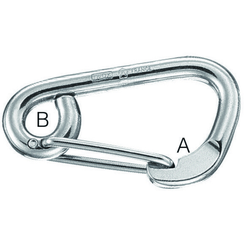 Plastimo St.S Asymmetrical Carbine Hook 120mm