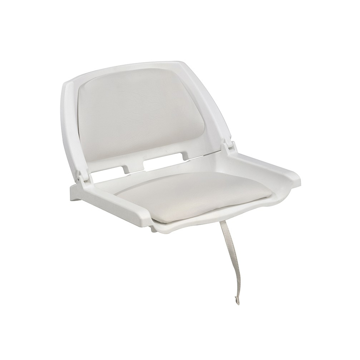 Plastimo Polyethylensitz Klappbar + Kissen Weiß