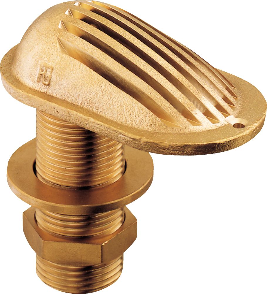 Plastimo Thru Hull Fitting+Strainer Brass 1''1/2