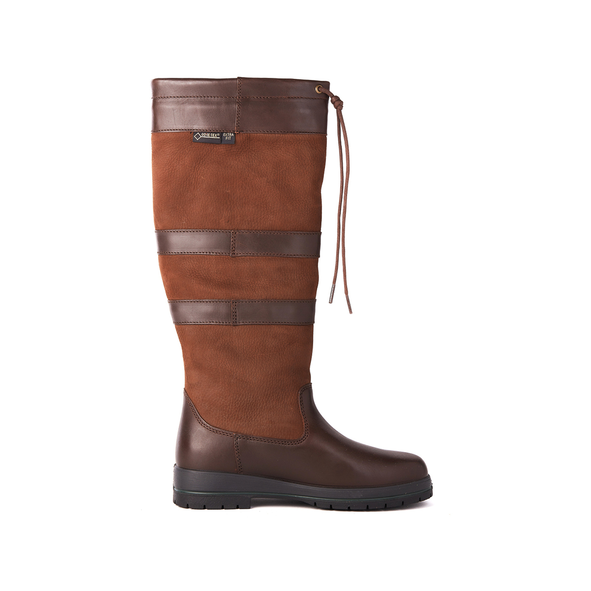 Dubarry Galway ExtraFit Country Boots Lederstiefel Gore-Tex Unisex walnut-braun, Größe 43