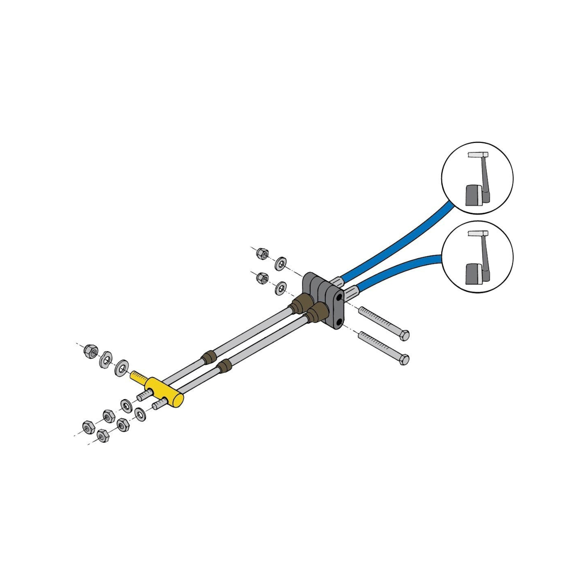 Vetus Differential-Schalter für Kraftst.Pumpe