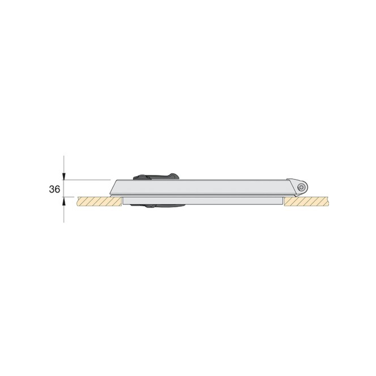 Vetus Magnus-Decksluke Typ-5151, 510 x 510mm