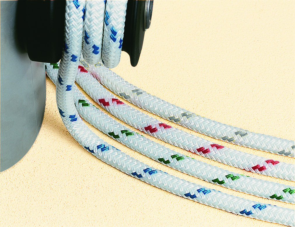 Plastimo Braid 16 (white + Fleck)Solid Red  Ø12mm