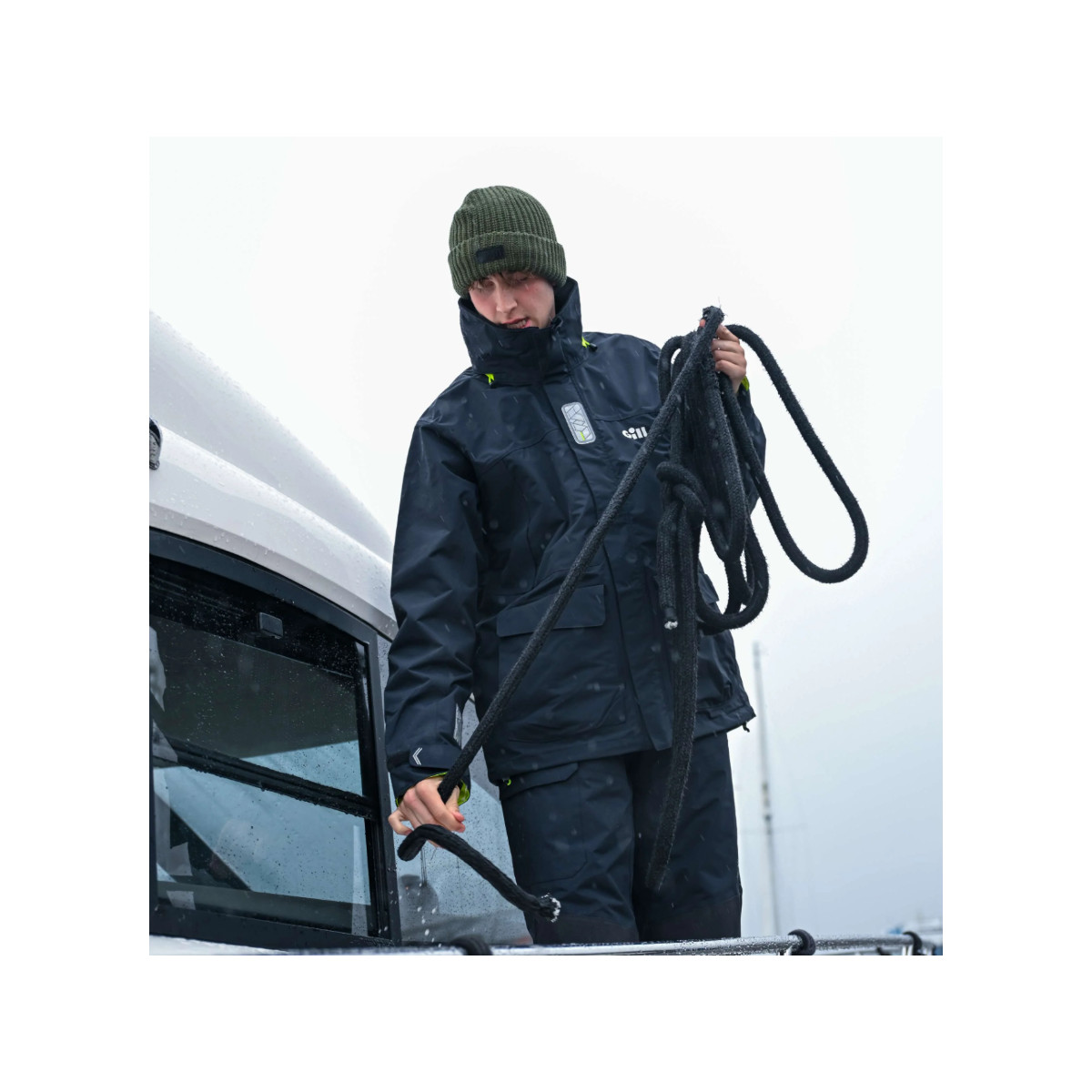 Gill OS34J Segeljacke Coastal Herren schwarz, Größe XL