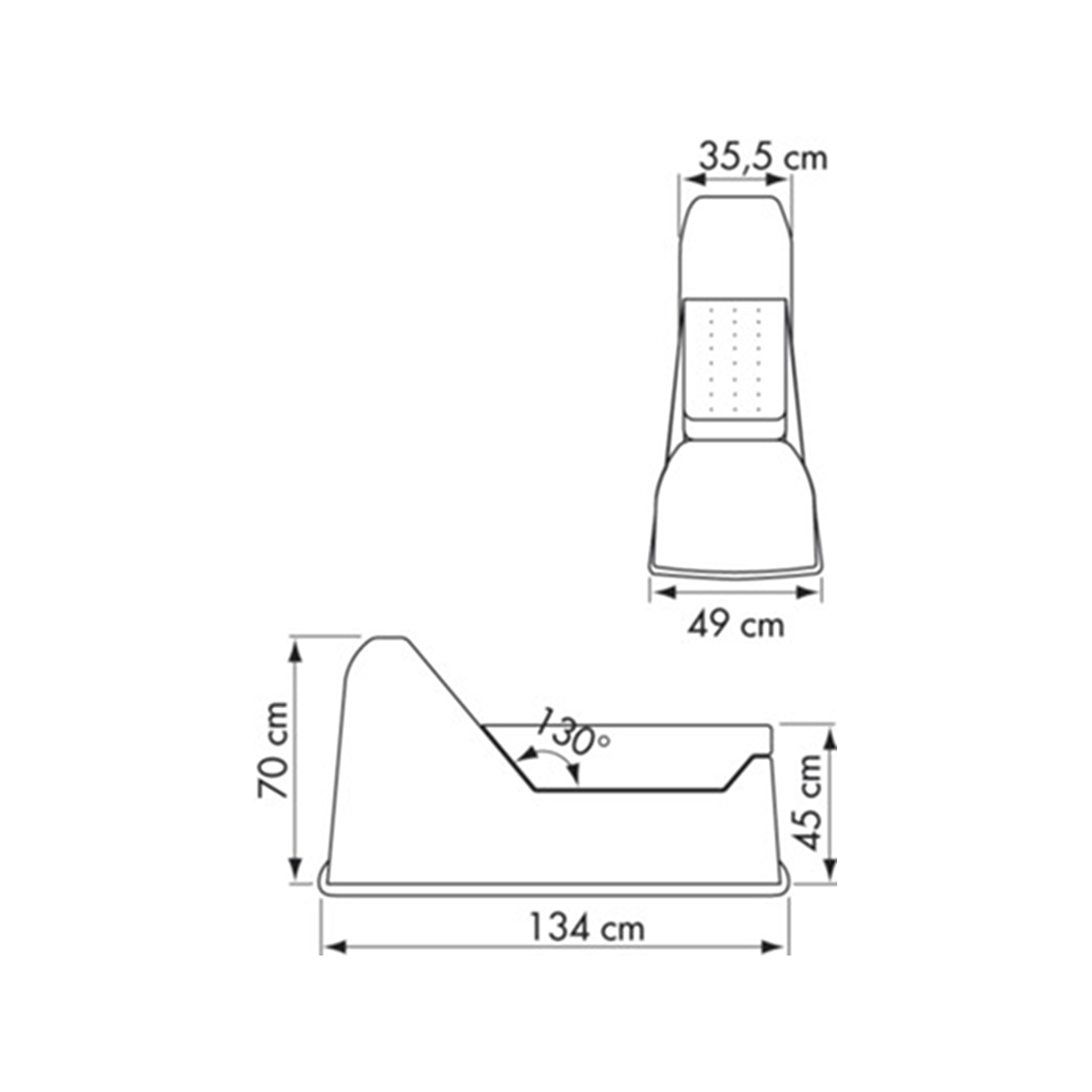 Plastimo Jockey Konsole + Kissen F/Annexe Rib