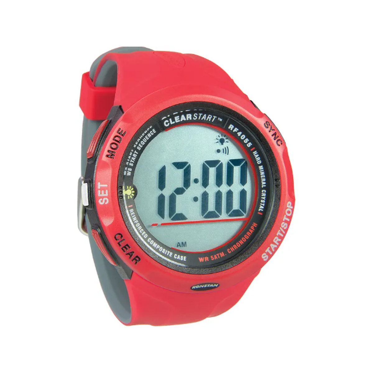 Ronstan ClearStart Segeluhr, 50mm, rot grau