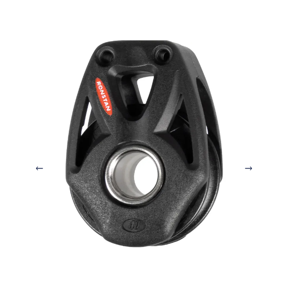Ronstan S40 BB Orbit Block einfach mit Schellenoption, Zurrung