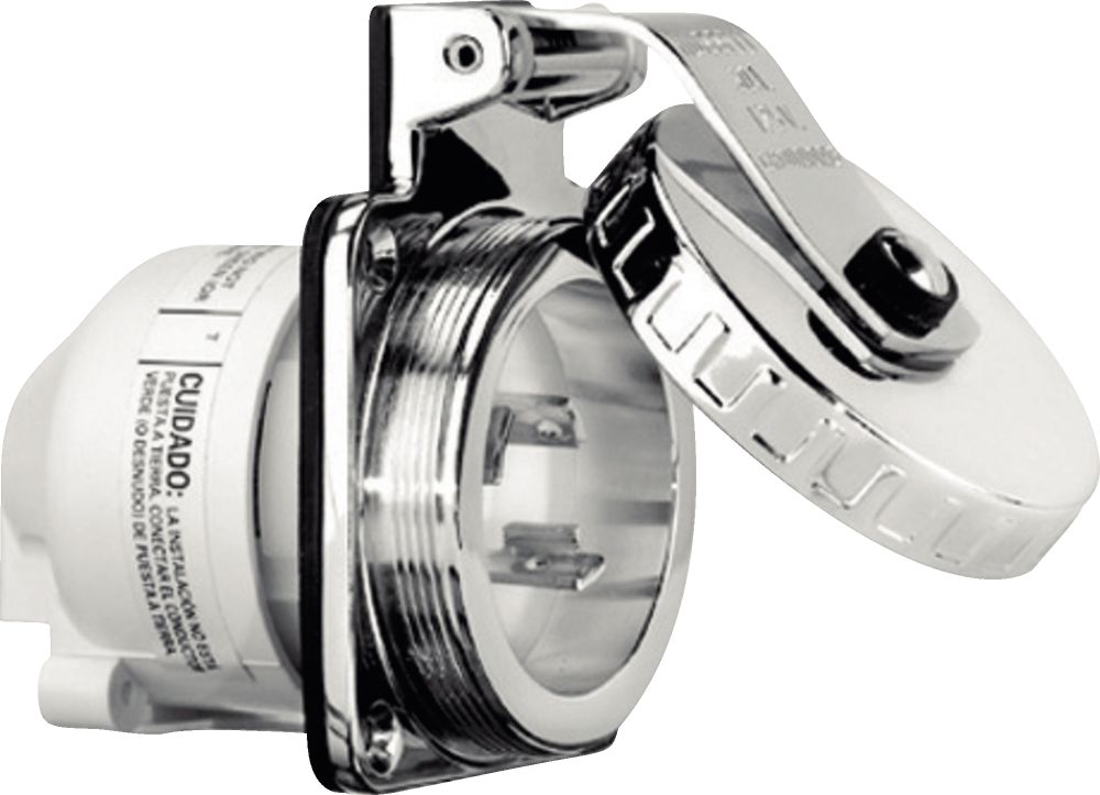 Plastimo Fixed Plug St/Steel Ip56 16a 230v