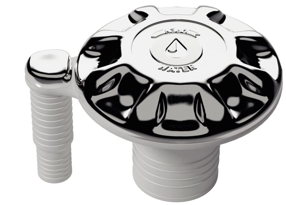 Plastimo Deck Filler Water D38 Chrome With Vent