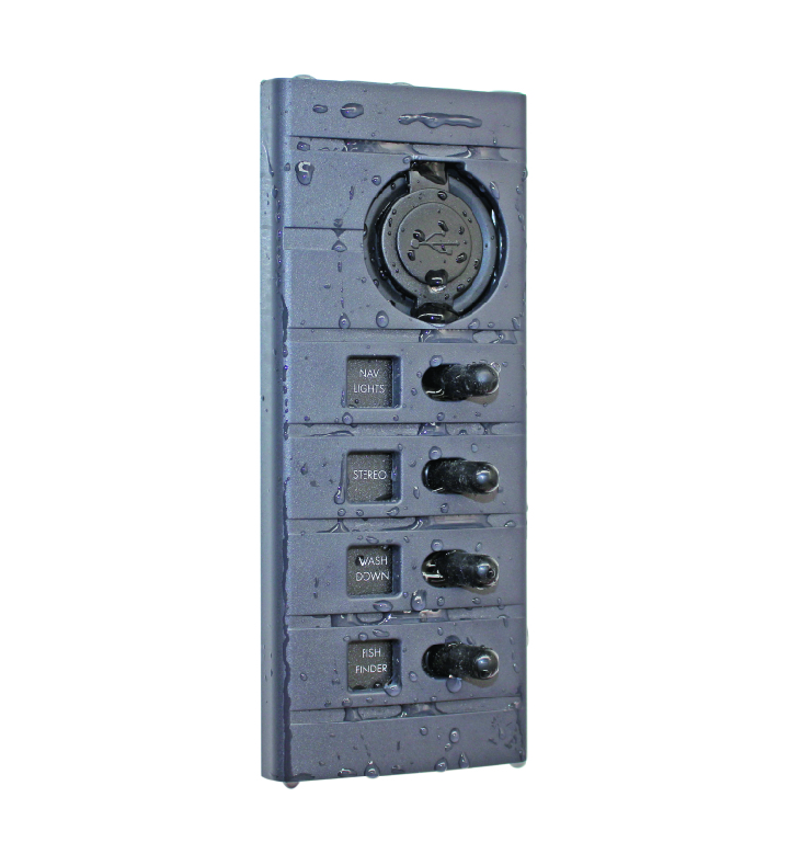Plastimo 4--Fach Schalttafel Mit Usb Steckdose
