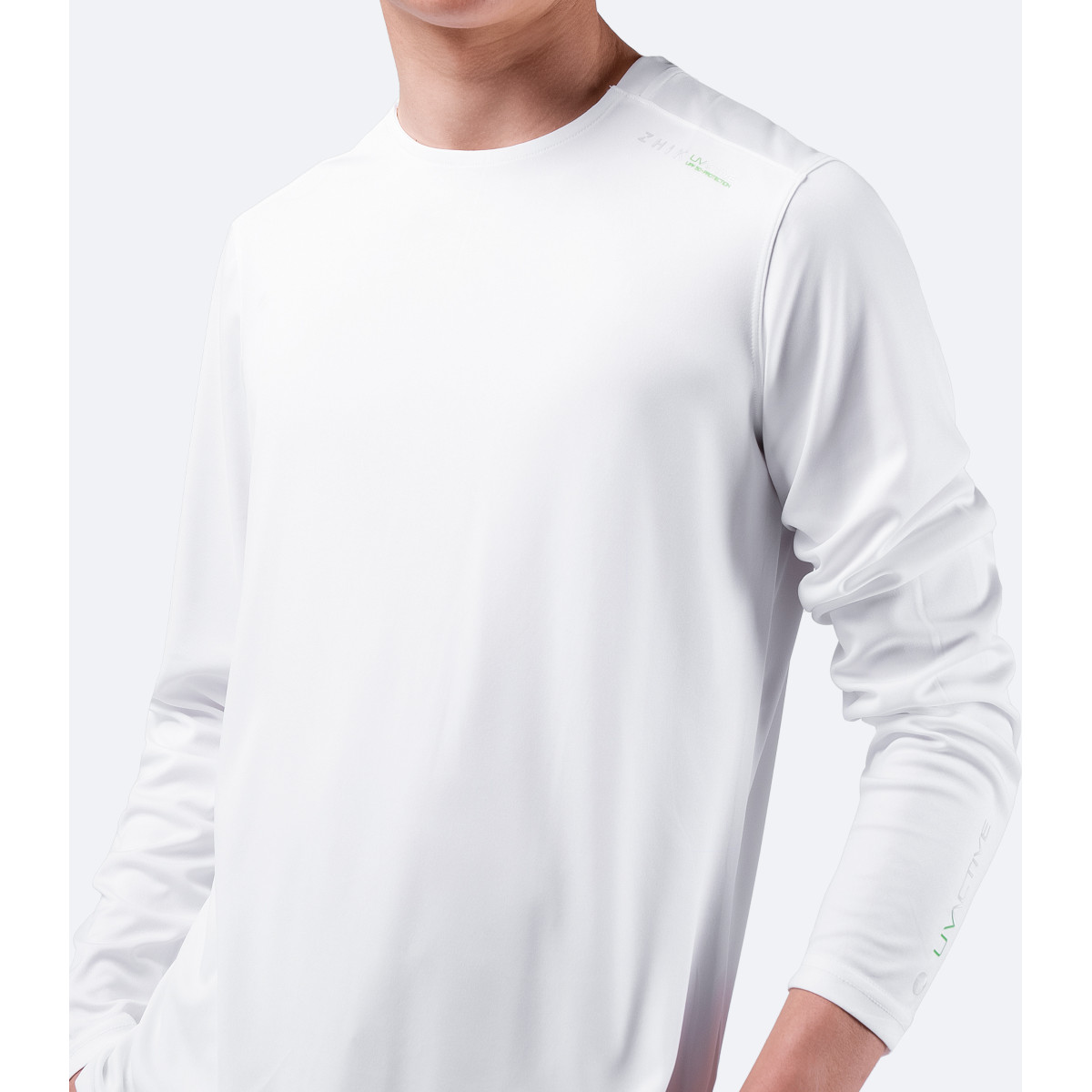 Zhik UV Active Langarmshirt Herren weiß, Größe S