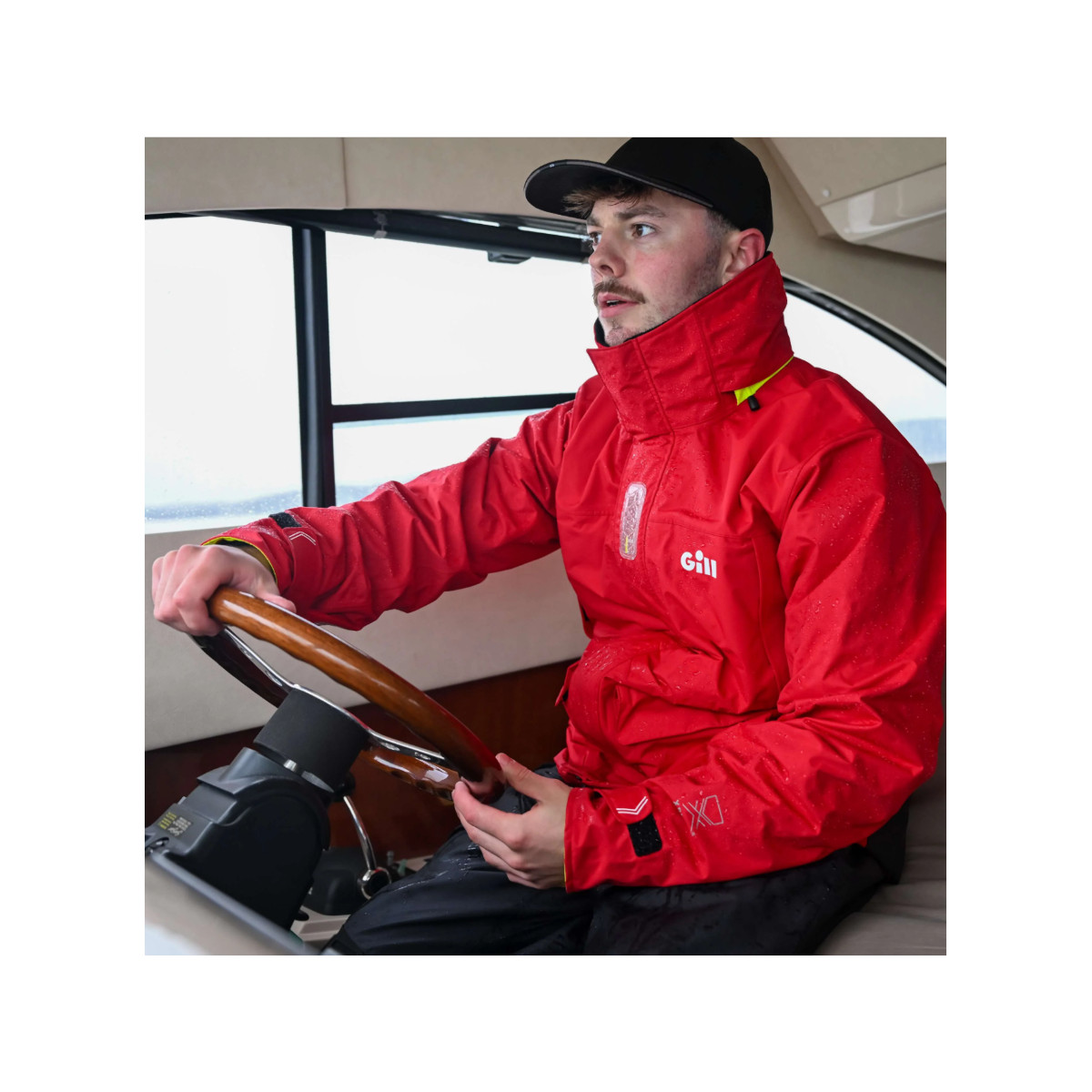 Gill OS34J Segeljacke Coastal Herren rot, Größe M