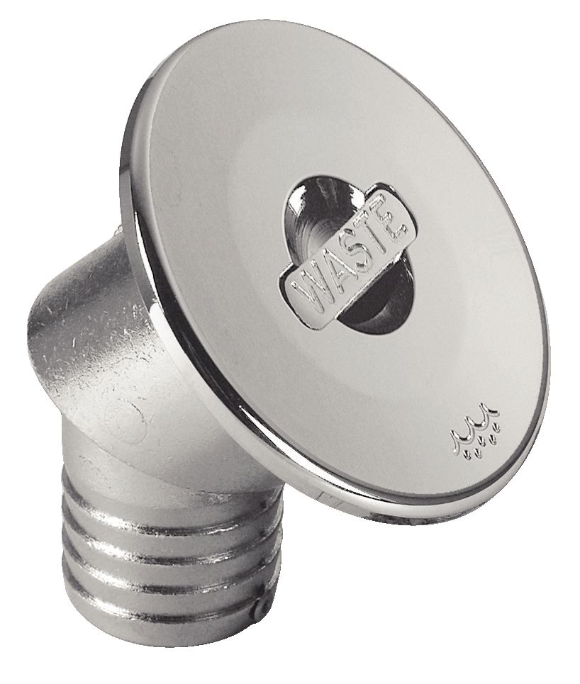 Plastimo Wastewat. Dr. Plug St/Steel Ø38elbow45°