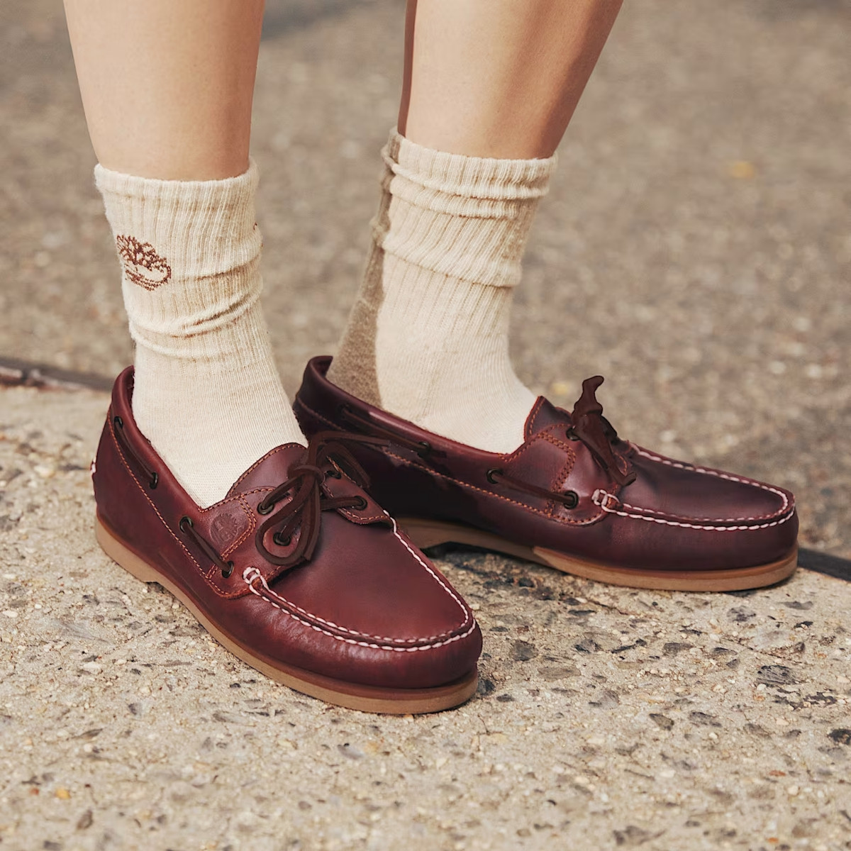 Timberland Classic Boat Bootsschuh Damen burgundy, Größe 37