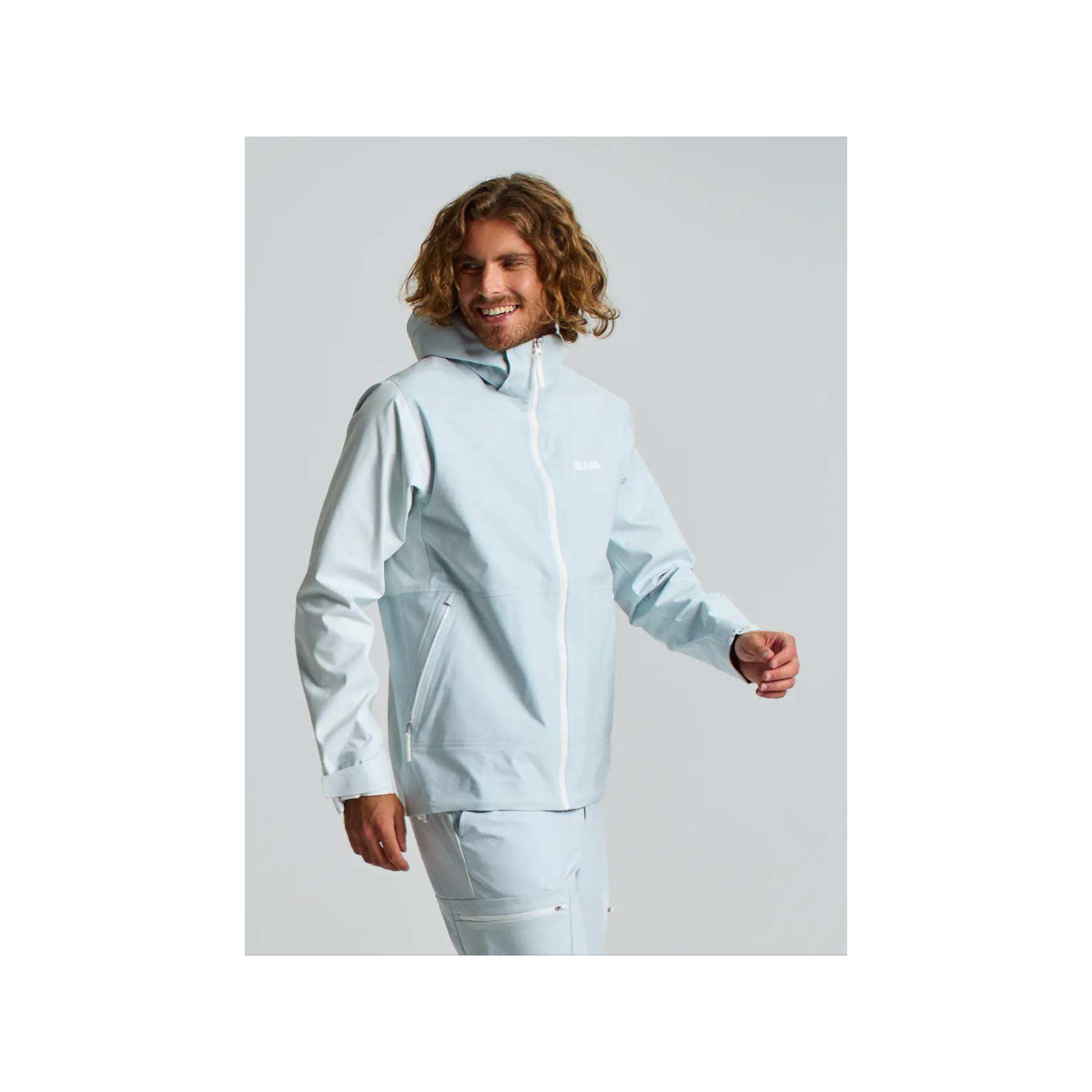 SLAM OD Hooded Jacket Segeljacke Herren - Farbe grau