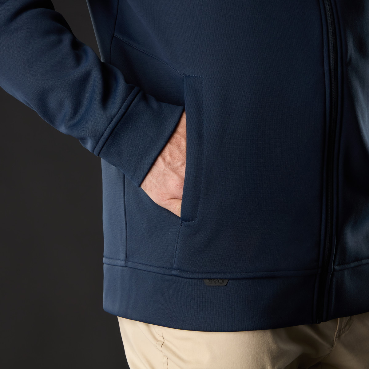 Musto Evolution Hoodie Kapuzenpullover Herren marineblau, Größe L
