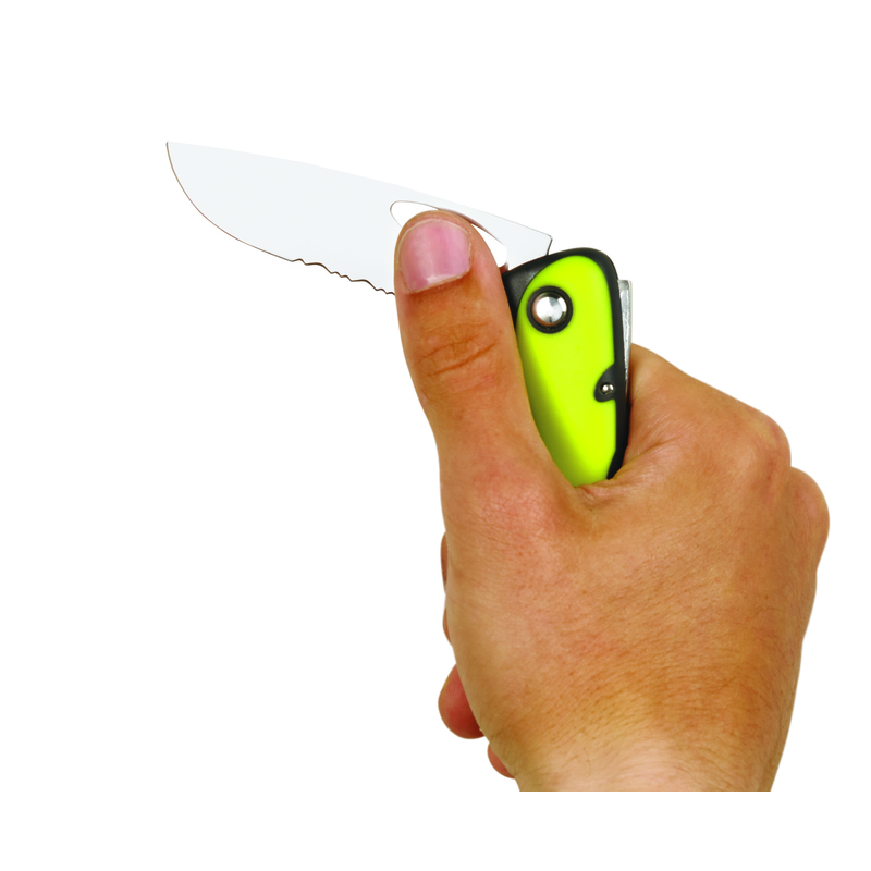 Plastimo Messer Offshore Shackl Key+Spike Fluo/Blk
