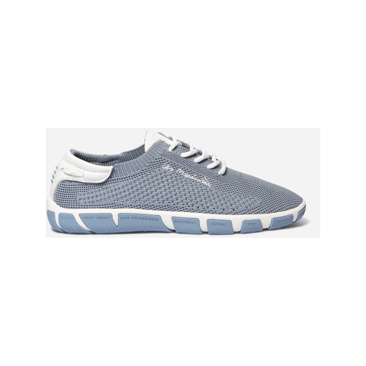 TBS Jazaria Bootsschuh Damen grau-blau, Größe 38