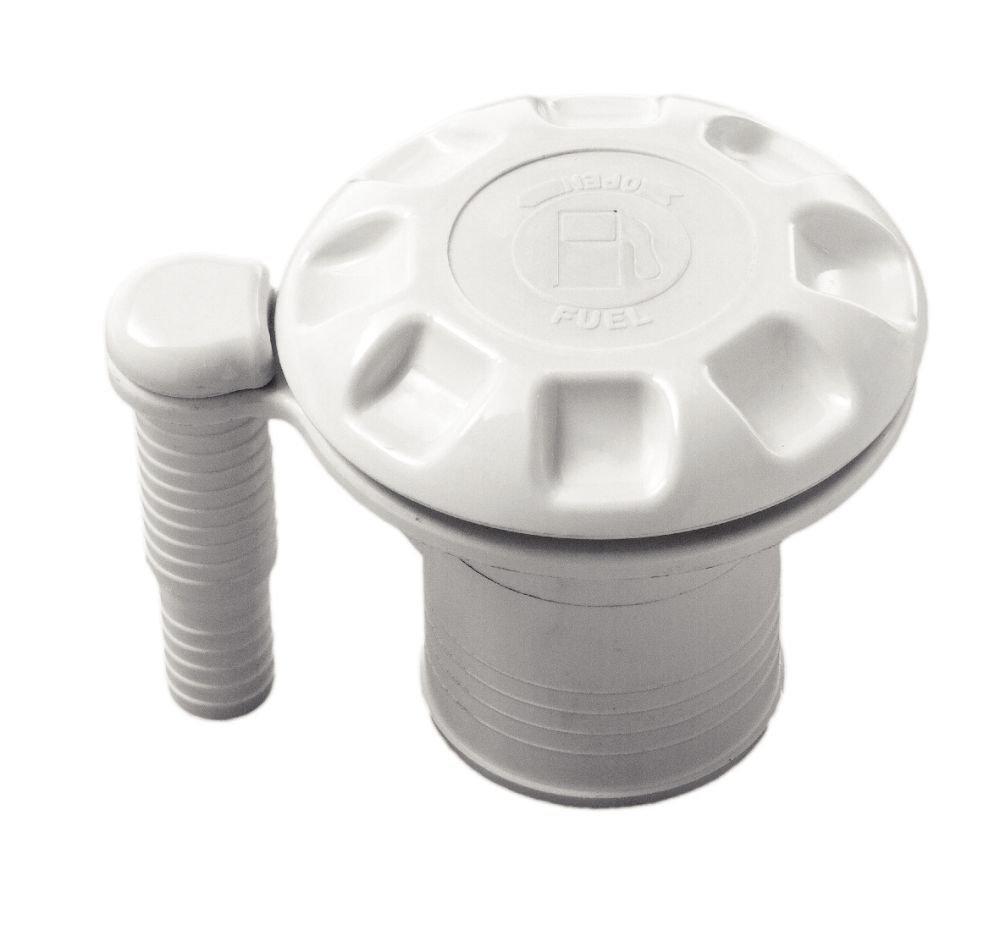 Plastimo Deck Filler Fuel D38 White With Vent