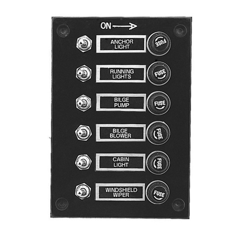 Plastimo Switch Panel 3 Gang 12v