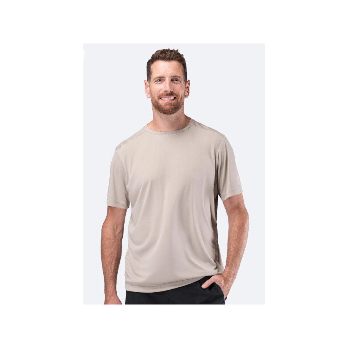 Zhik UV Active T-Shirt Herren steingrau, Größe XL