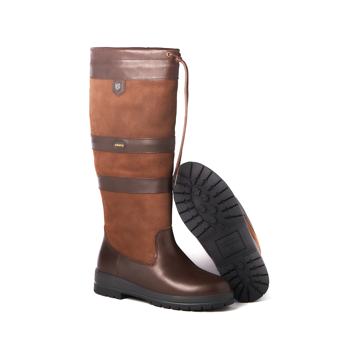 Dubarry Galway ExtraFit Country Boots Lederstiefel Gore-Tex Unisex walnut-braun, Größe 43