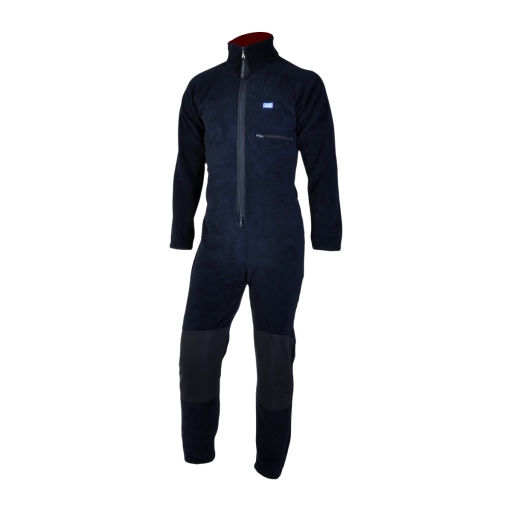 Dry Fashion Underall Fleece-Unterzieher Unisex marineblau