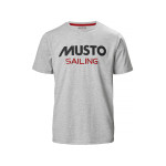 Musto Sailing Basic T-Shirt Herren hellgrau