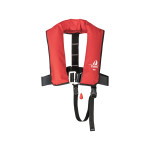 DEAL: 12skipper Kinder-Automatikweste 150N ISO mit Harness, rot