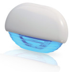 Hella Marine Serie 8560 Easy Fit Stufenleuchte LED - Gehäuse Kunststoff weiß, Lichtfarbe blau