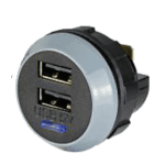 Philippi USD GW USB Einbau-Doppel-Ladesteckdose