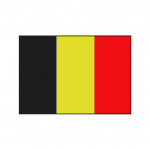 Nationalflagge Belgien - 30 x 45cm