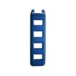 Treppenfender - blau, 4 Stufen