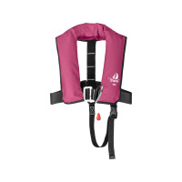 DEAL: 12skipper Kinder-Automatikweste 150N ISO mit Harness, pink