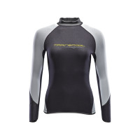 Marinepool NTS Flex Shirt Neopren-Longsleeve 2.5mm Damen schwarz-grau
