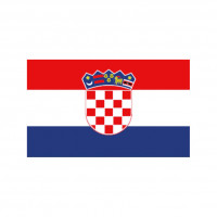 Nationalflagge Kroatien - 30 x 45cm