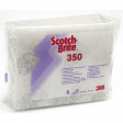 3m Scotch-Brite™ Handpad 350, Weiß, 95 Mm X 158 mm