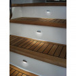 Hella Marine Serie 8560 Easy Fit Stufenleuchte LED - Gehäuse Edelstahl poliert, Lichtfarbe weiß