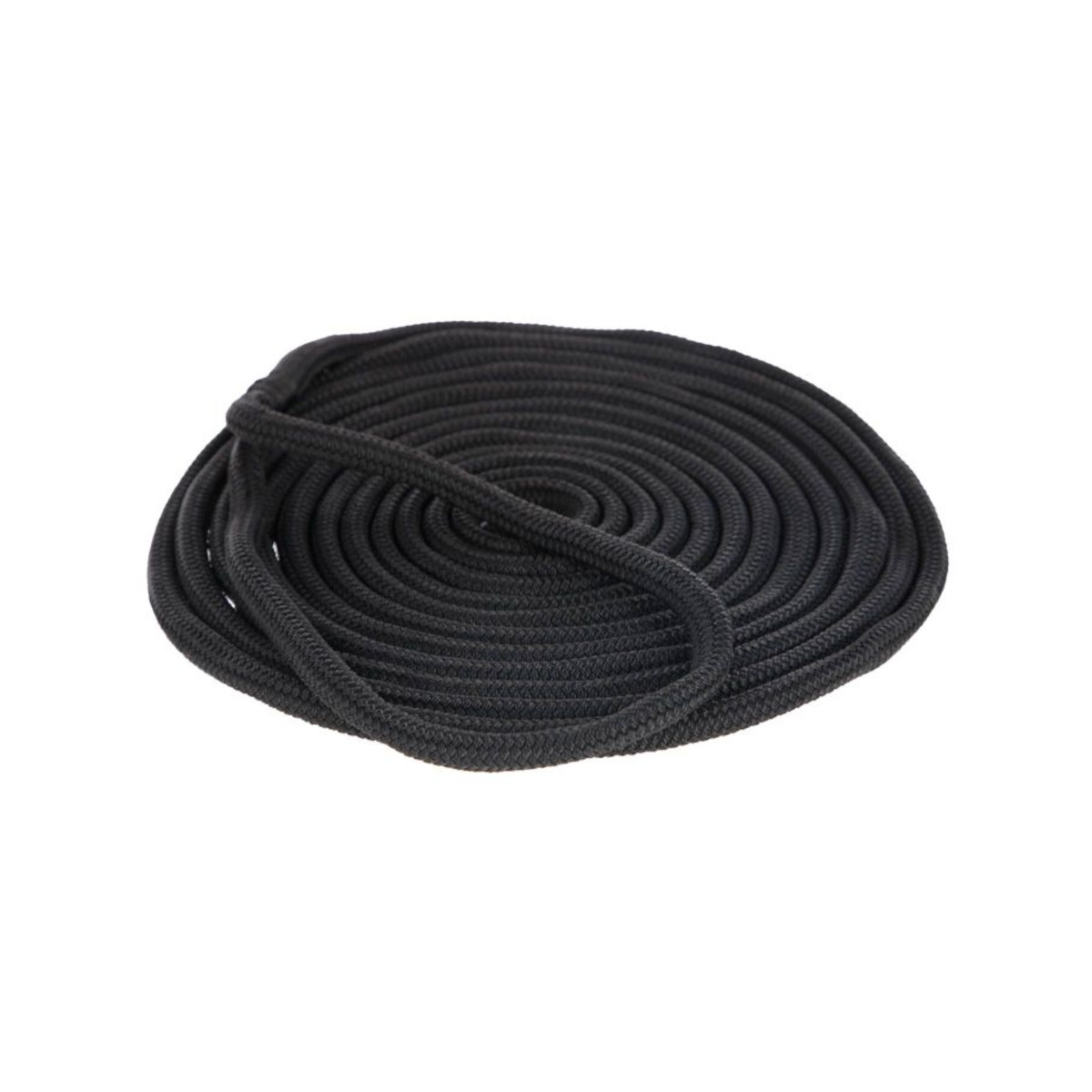 Plastimo Festmacher geflochten mit Auge – schwarz, 14mm, Länge 9m